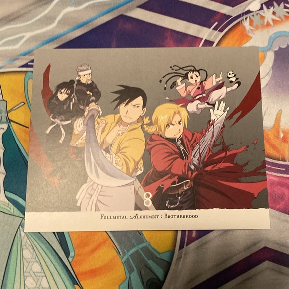 Lot Of 9 Full Metal Alchemist Brotherhood Art Cards - Picture 9 of 11